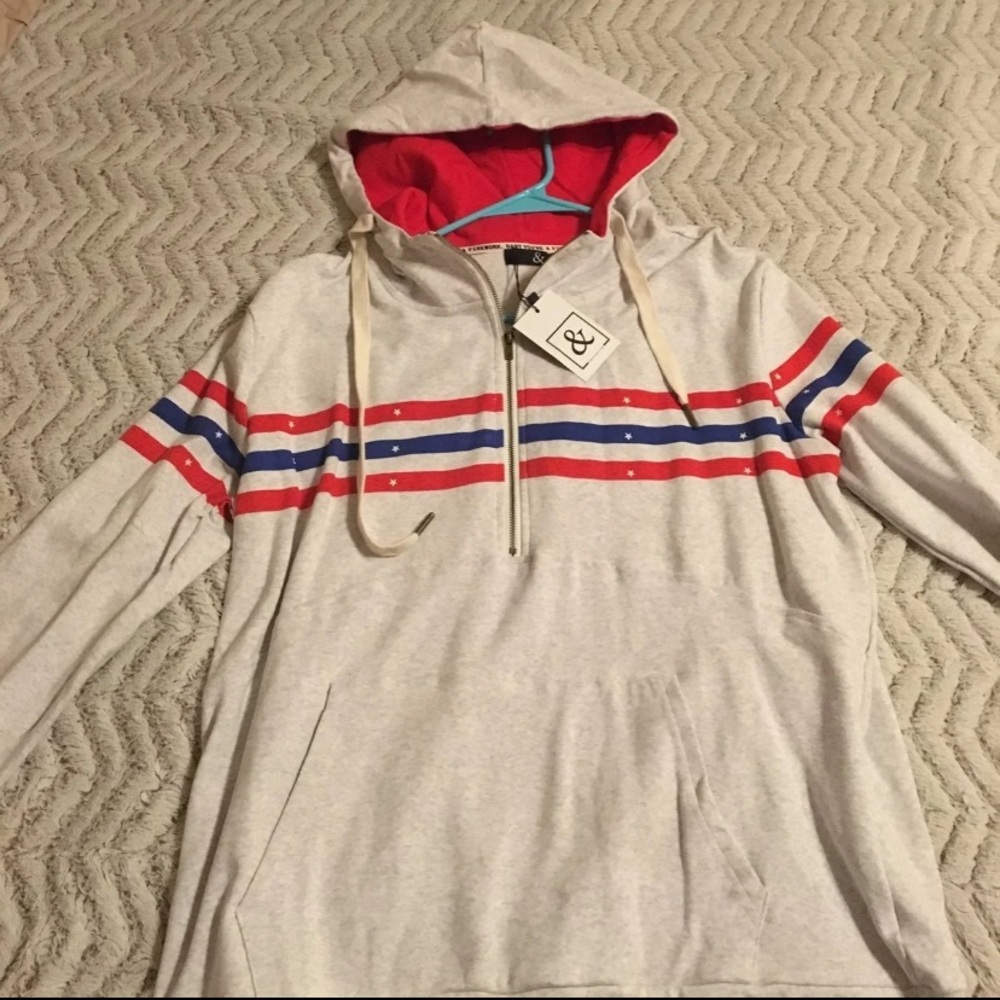 Ampersand ave zip hoodie